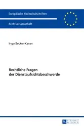 Book cover of Rechtliche Fragen der Dienstaufsichtsbeschwerde by Unknown