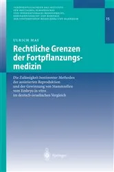 Book cover of Rechtliche Grenzen der Fortpflanzungsmedizin by Ulrich May