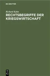 Book cover of Rechtsbegriffe der Kriegswirtschaft by Unknown