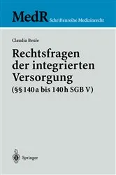 Book cover of Rechtsfragen der integrierten Versorgung (§§ 140a bis 140h SGB V) by Unknown