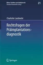 Book cover of Rechtsfragen der Präimplantationsdiagnostik by Unknown