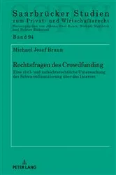 Book cover of Rechtsfragen des Crowdfunding by Unknown