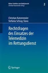 Book cover of Rechtsfragen des Einsatzes der Telemedizin im Rettungsdienst by Unknown