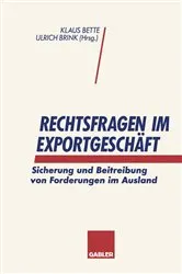 Book cover of Rechtsfragen im Exportgeschäft by Unknown