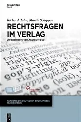 Book cover of Rechtsfragen im Verlag by Richard Hahn