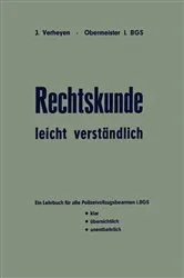 Book cover of Rechtskunde — leicht verständlich (2nd ed.) by Unknown
