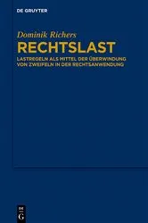 Book cover of Rechtslast by Dominik Richers