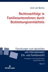 Book cover of Rechtsnachfolge in Familienunternehmen durch Bestimmungsvermaechtnis by Christina Eberl-Borges