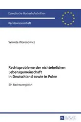 Book cover of Rechtsprobleme der nichtehelichen Lebensgemeinschaft in Deutschland sowie in Polen by Wioleta Woronowicz