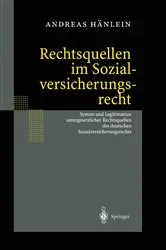 Book cover of Rechtsquellen im Sozialversicherungsrecht by Andreas Hänlein