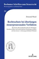 Book cover of Rechtsschutz bei ueberlangen steuerprozessualen Verfahren by Unknown