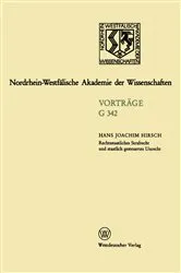 Book cover of Rechtsstaatliches Strafrecht und staatlich gesteuertes Unrecht by Hans Joachim Hirsch