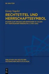 Book cover of Rechtstitel und Herrschaftssymbol by Georg Vogeler