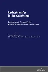 Book cover of Rechtstransfer in der Geschichte by Gábor Hamza