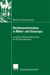 Book cover of Rechtstransformation in Mittel- und Osteuropa by Manfred Dauses