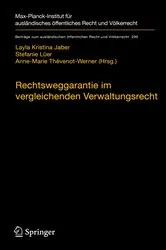 Book cover of Rechtsweggarantie im vergleichenden Verwaltungsrecht by Layla Kristina Jaber