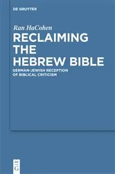 Book cover of Reclaiming the Hebrew Bible by Ran HaCohen