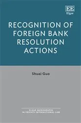 Book cover of Recognition of Foreign Bank Resolution Actions by Shuai Guo