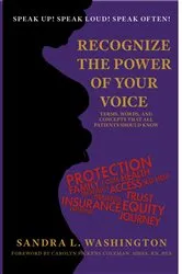 Book cover of Recognizing the Power of Your Voice by Washington, Sandra, L