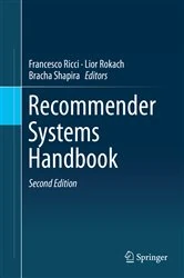 Book cover of Recommender Systems Handbook (2nd ed.) by Francesco Ricci