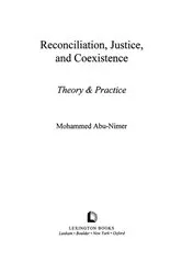 Book cover of Reconciliation, Justice, and Coexistence by Mohammed Abu-Nimer