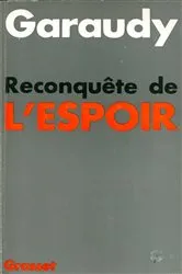 Book cover of Reconquête de l'espoir by Roger Garaudy