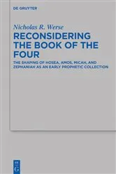 Book cover of Reconsidering the Book of the Four by Nicholas R. Werse