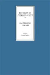 Book cover of Records of Convocation VI: Canterbury, 1444-1509 by Gerald Bray