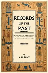 Book cover of Records of the Past, 2nd Series, Volume II by Unknown