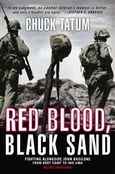 Book cover of Red Blood, Black Sand by Chuck Tatum