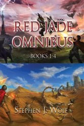 Book cover of Red Jade Omnibus by Stephen J. Wolf