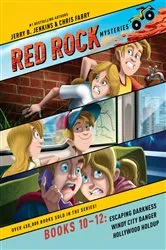 Book cover of Red Rock Mysteries 3-Pack Books 10-12: Escaping Darkness / Windy City Danger / Hollywood Holdup by Jerry B. Jenkins