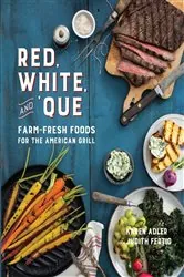 Book cover of Red, White, and 'Que by Karen Adler