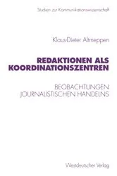 Book cover of Redaktionen als Koordinationszentren by Unknown