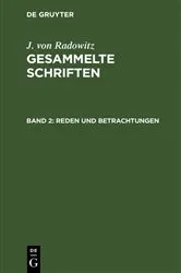 Book cover of Reden und Betrachtungen by I. v. Radowitz