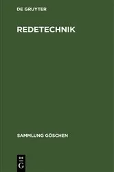 Book cover of Redetechnik (4th ed.) by Unknown