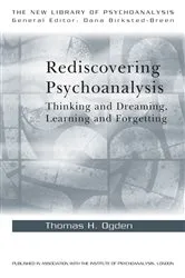 Book cover of Rediscovering Psychoanalysis by Thomas H. Ogden