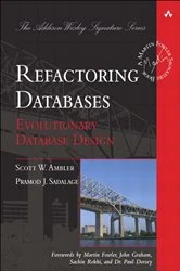 Book cover of Refactoring Databases by Scott W. Ambler