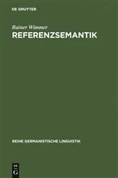 Book cover of Referenzsemantik by Rainer Wimmer