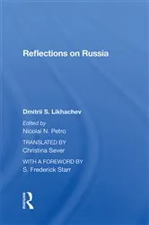 Book cover of Reflections On Russia by Dmitrii S Likhachev