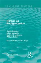 Book cover of Reform as Reorganization by Unknown