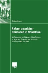 Book cover of Reform autoritärer Herrschaft in Nordafrika by Unknown