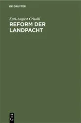Book cover of Reform der Landpacht by Unknown