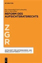 Book cover of Reform des Aufsichtsratsrechts by Peter Hommelhoff