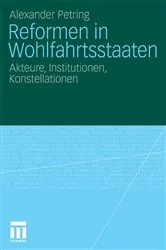 Book cover of Reformen in Wohlfahrtsstaaten by Alexander Petring