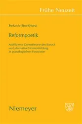 Book cover of Reformpoetik by Stefanie Stockhorst