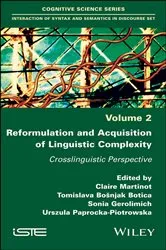Book cover of Reformulation and Acquisition of Linguistic Complexity by Claire Martinot