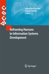 Book cover of Reframing Humans in Information Systems Development by Hannakaisa Isomäki