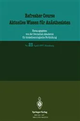 Book cover of Refresher Course Aktuelles Wissen für Anästhesisten by Reinhard Purschke