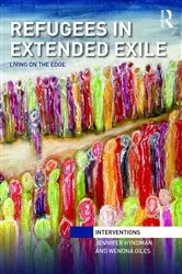 Book cover of Refugees in Extended Exile by Jennifer Hyndman